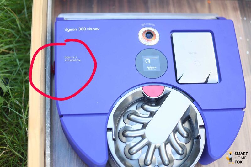 Dyson 360 Vis Nav Reinigung an der Kante